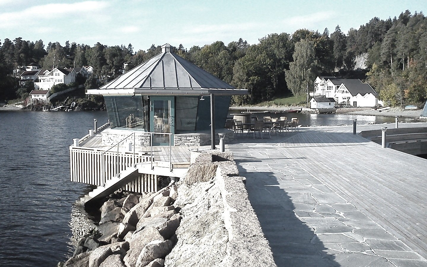 Holmen fjordhotell båthus og badehus